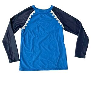 ✨5 for $25✨ Rockets of Awesome Blue Long Sleeve Rash Guard